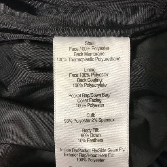 MONDETTA OUTDOOR PROJECT ~ WOMENS XL ~ NAVY BLUE DOWN HOODED PARKA COAT JACKET - Picture 7 of 8